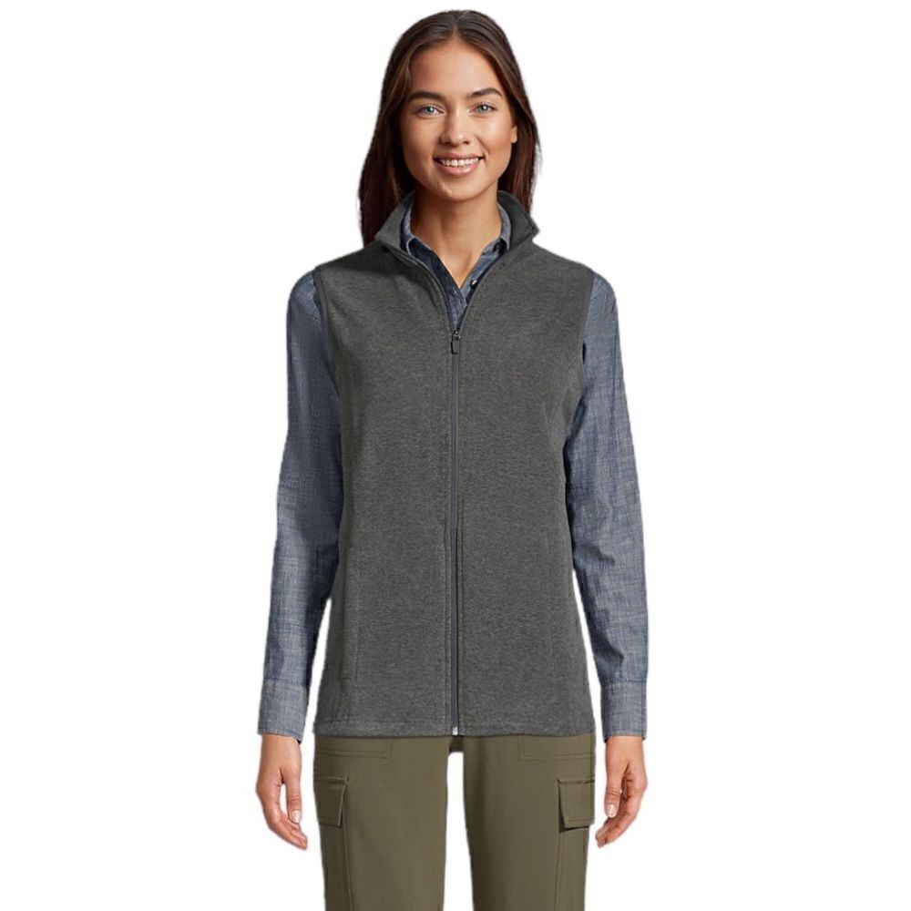 Women's Lightweight Thermacheck 100 Fleece Vest in “Iron Heather” size small